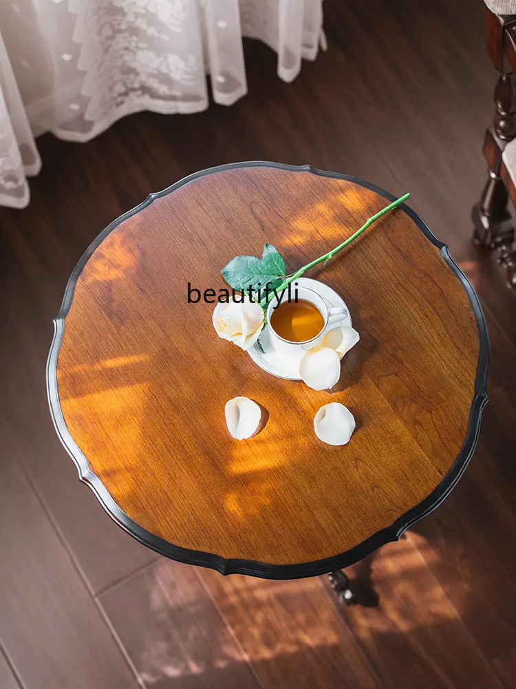 Домашний Деревянный стол Zhonggu из черного дерева для гостиной столовой маленький