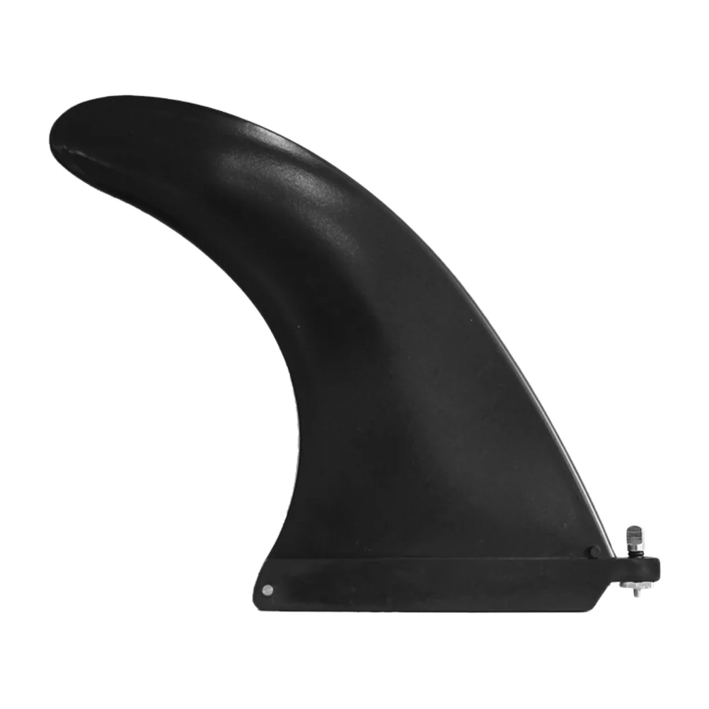 

Single Fin Longboard Fin Center Fin Detachable for Surfboard Paddleboard Black
