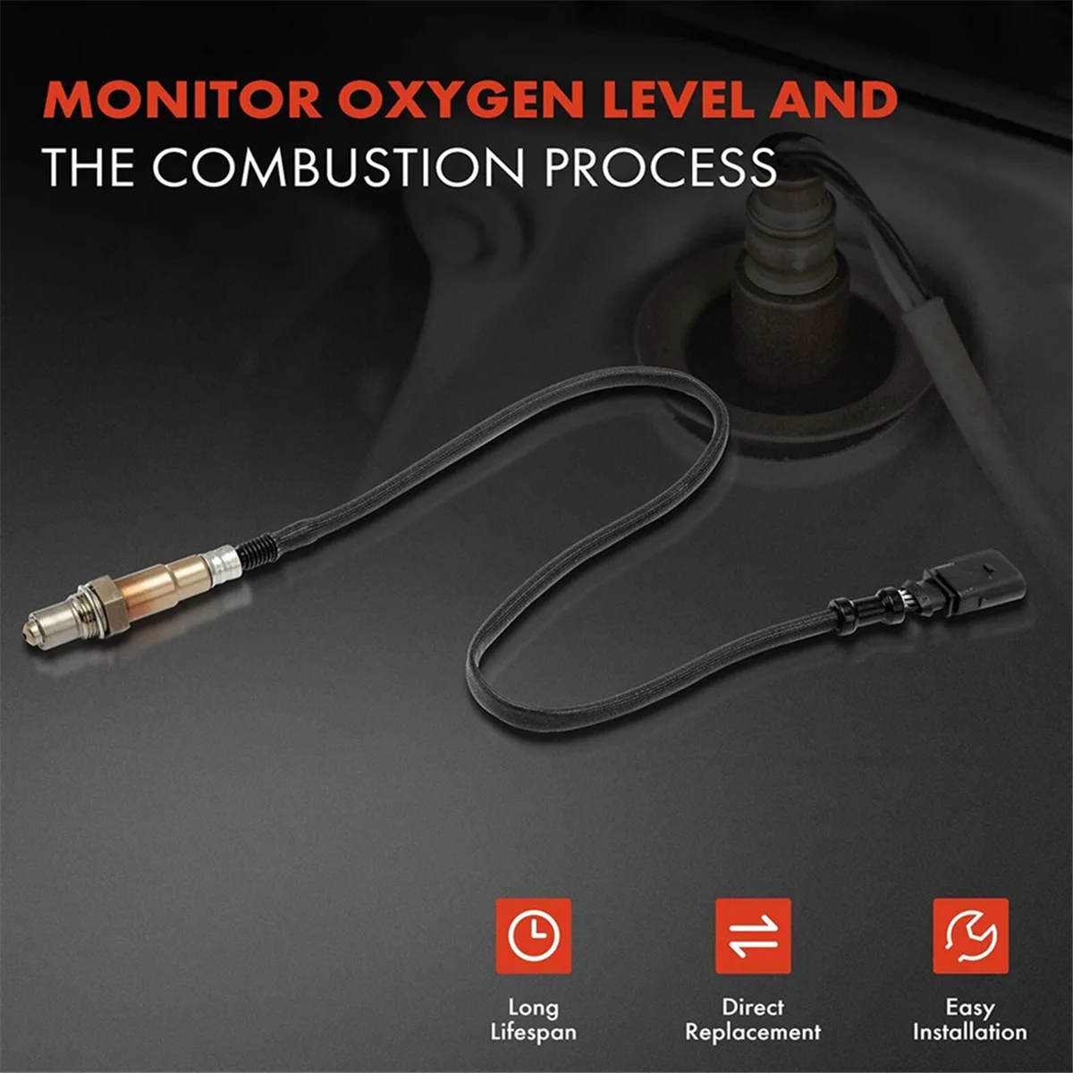 2X потоковый и кислородный датчик O2 для Audi A4 Quattro 2009-2016 Q5 A5 A6 250-24672 250-25040