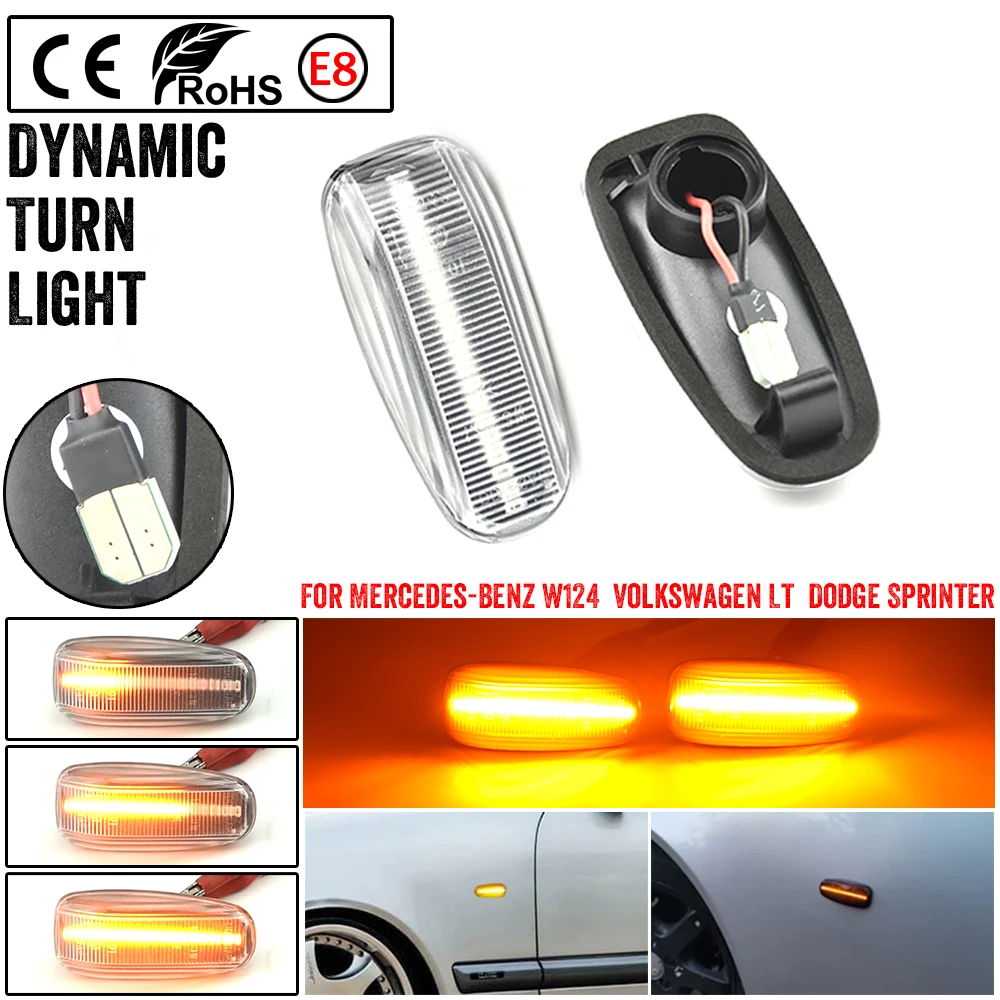 1 пара боковые указатели поворота для Mercedes Benz W210 W202 CLK W208 SLK R170 W638