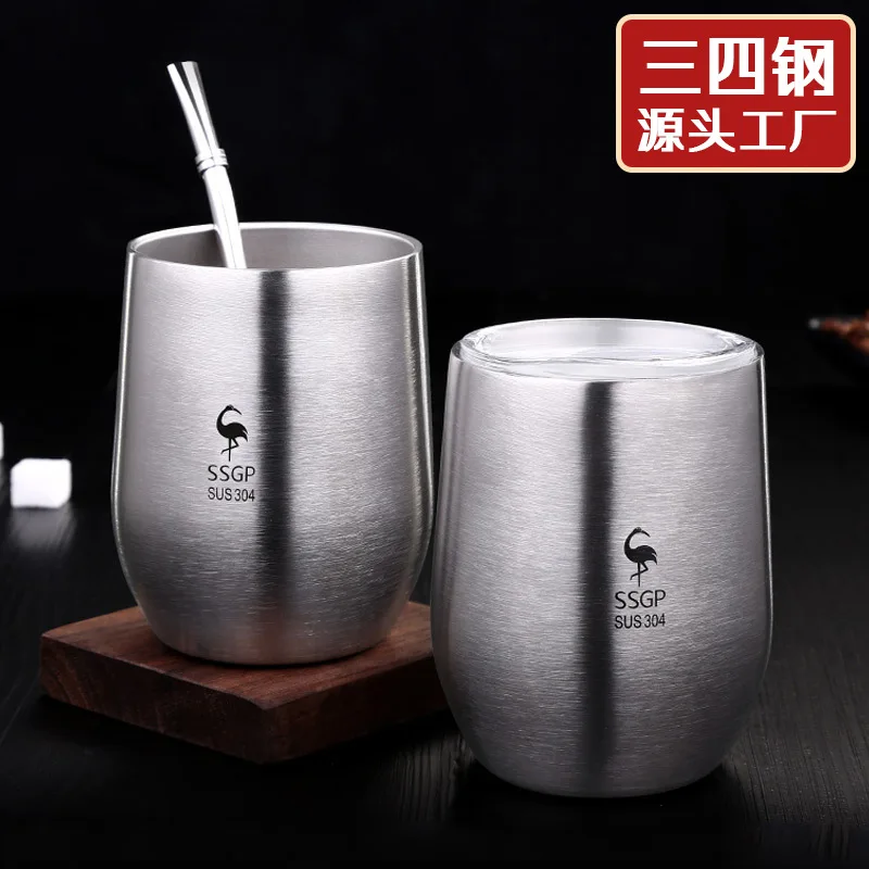 Стакан для воды из нержавеющей стали 304 чашек Cffice маленькая чайная чашка с