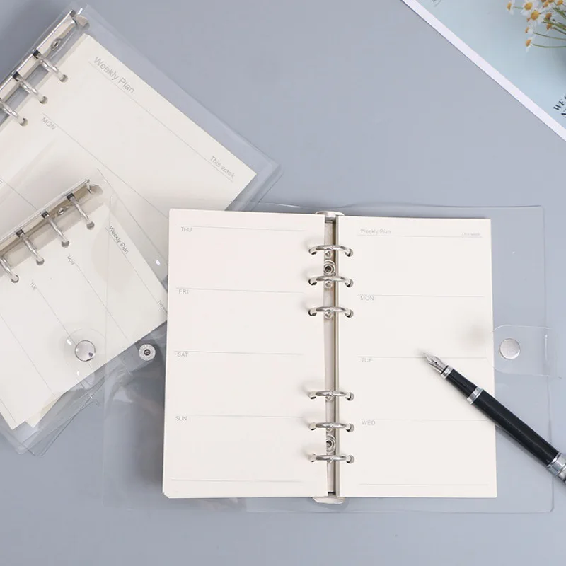 Сменный блокнот для записей A5 A6 A7 на пружине ежемесячно закрепления линий