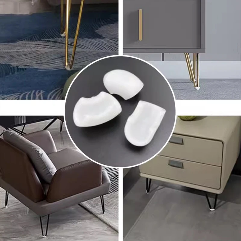 20 шт./лот нескользящие подушечки для ножек мебели пластиковые колпачки стула