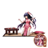 original date a live yatogami tohka chinese new year cheongsam ver anime action figure collectibles model toys desktop ornament