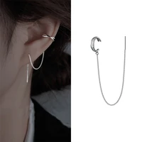 interlocking cuff circle dangle earrings long tassel earrings fashion women ladies wedding party gifts luxury jewelry charm