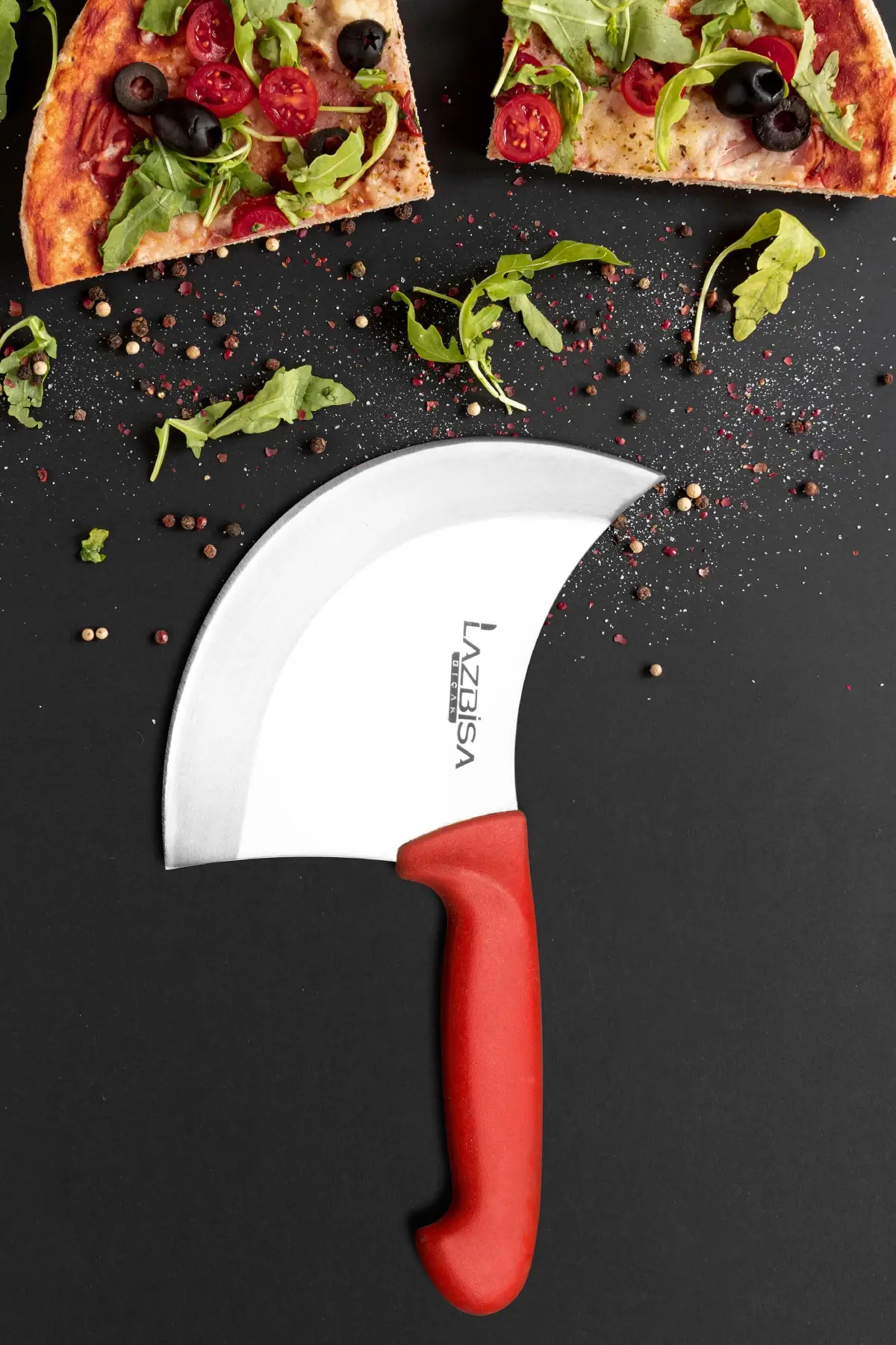 

Knife Set Burrito Pizza Pita Crescent Row Kitchen Chef Knife Stainless Steel Special Series Professional Butcher Utensils 2022