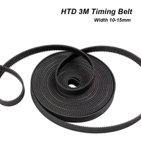 htd 3m open timing belt wide 1015mm black arc tooth rubber synchronous belts pitch 3mm for cnc 3d printer drive pulley pinion