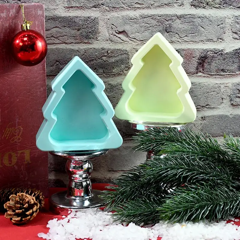 Рождественские формы коробка для хранения свечей рождественские силиконовые