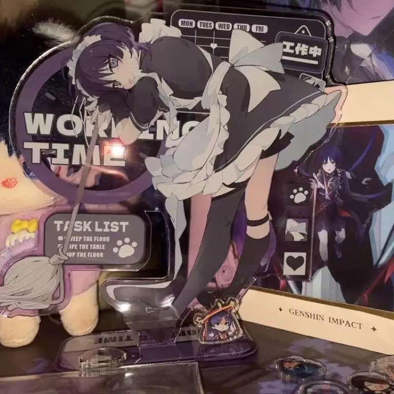 Furina аниме акриловая подставка фигур экшн фигурка периферийные Детские модели