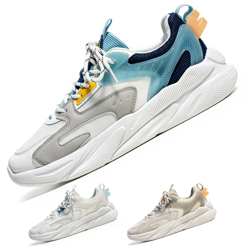 Breathable Comfortable Casual Sneakers Men's  Adult Teenagers Outdoor Running Shoes Walking Shoes School Sports Shoes 39-44