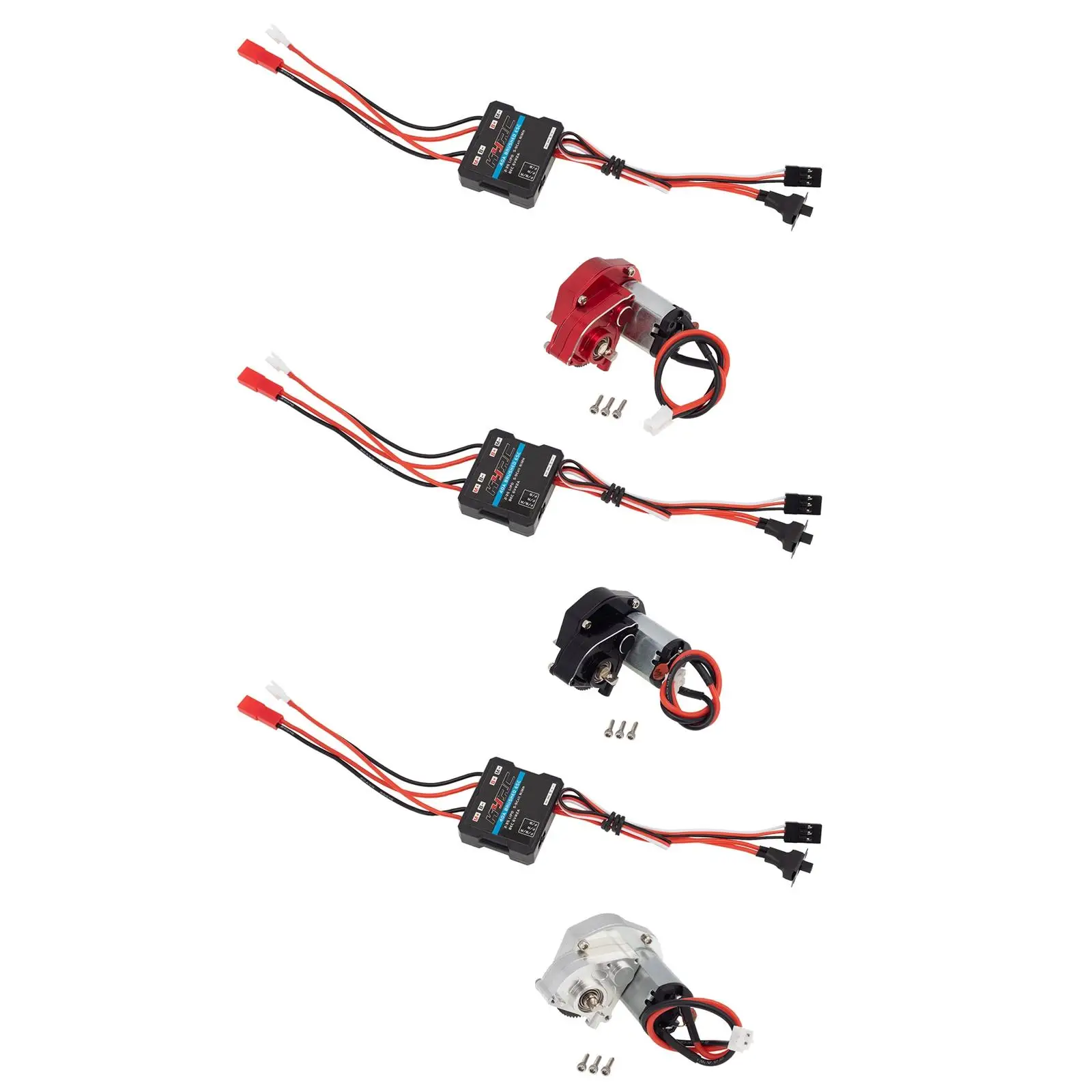 

1/24 RC Motor ESC Set Electronic Speed Controller for Axi00006 DIY Accs Parts Crawler RC Hobby Car