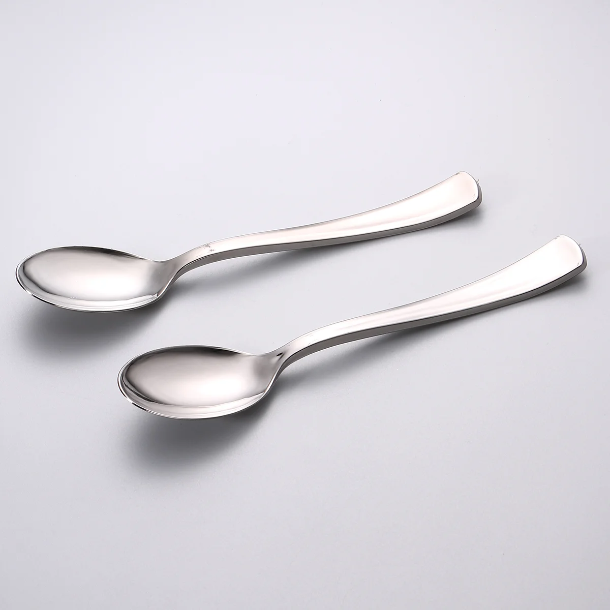 

36pcs Mini Dessert Cake Spoon Stainless Steel Finish for Party Banquet Wedding (Silver)