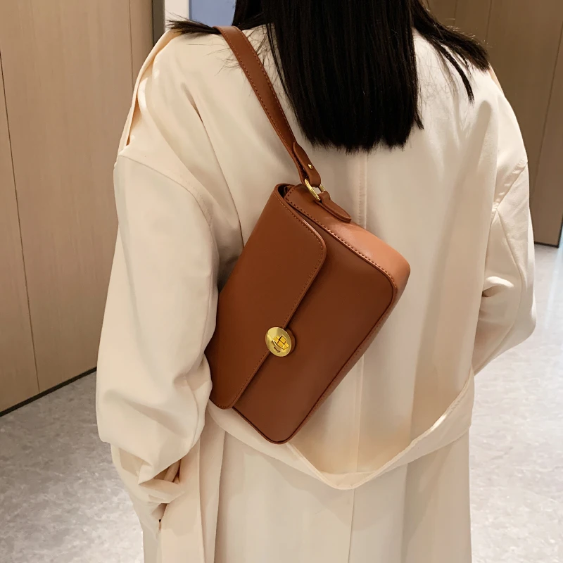 Flap Crossbody Bags for Women 2023 Winter Trend Fashion Small PU Leather Shoulder Bag Designer Handbags and Purses High Quality