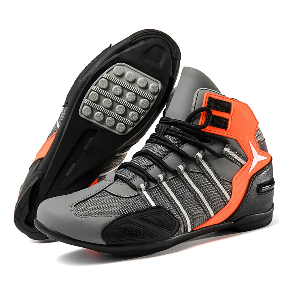 Buty motocyklowe Męskie odporne na zużycie buty motocrossowe Oddychające Antypoślizgowy sprzęt motocyklowy Anti-Fall