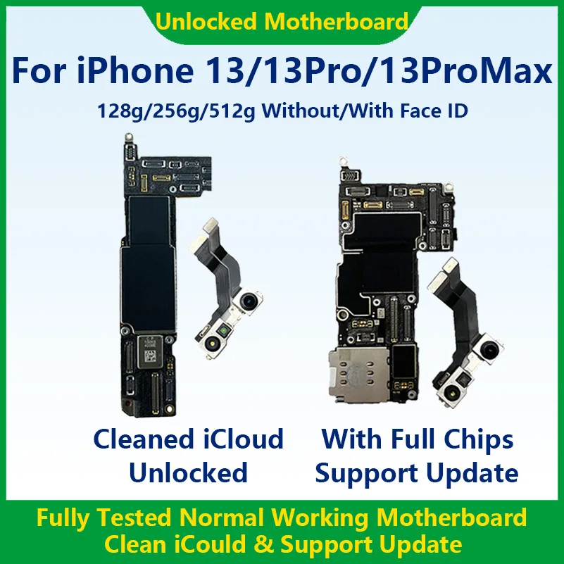 Полностью протестированная 100% рабочая материнская плата для iPhone 13 Pro Max с