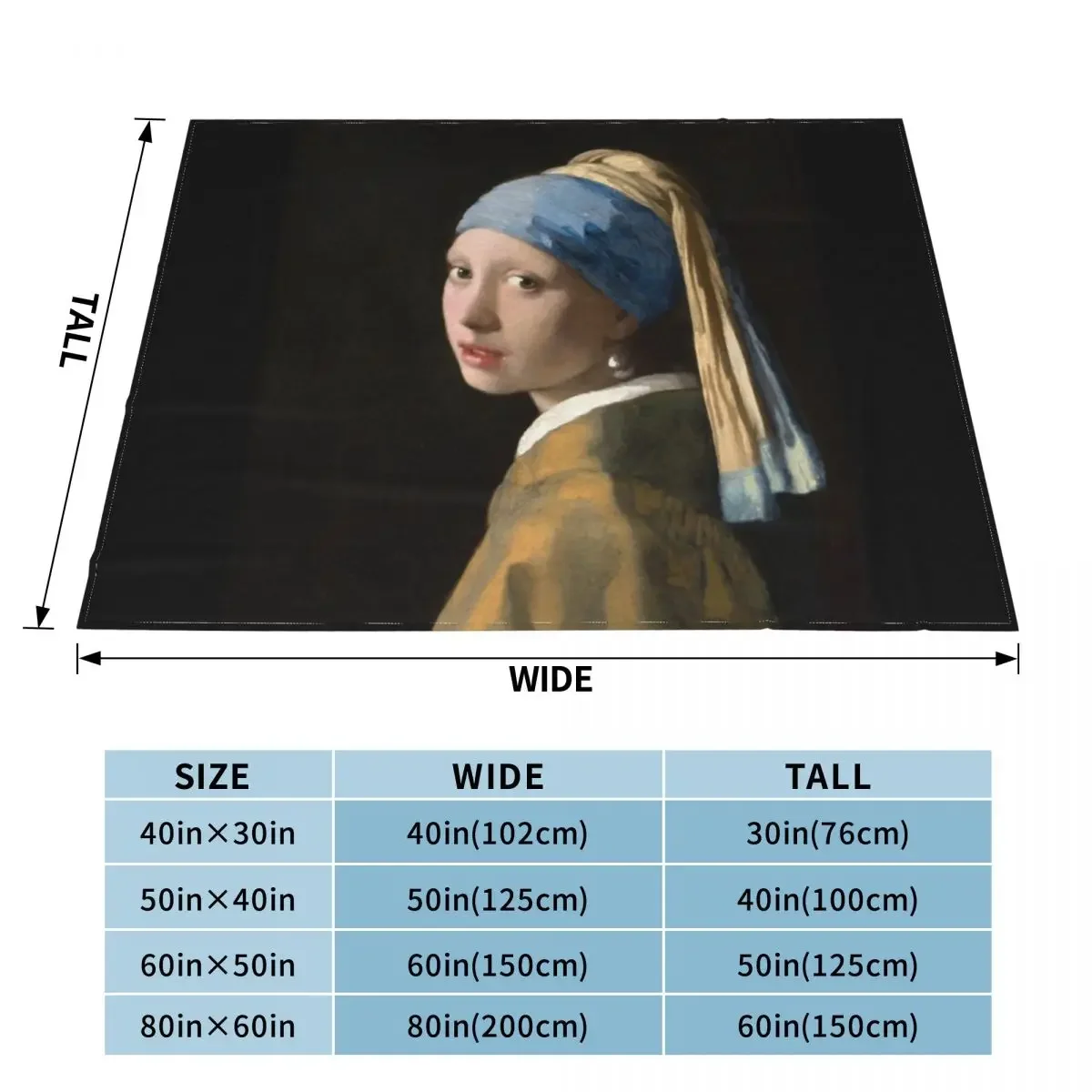 Детское одеяло с жемчужными серьгами