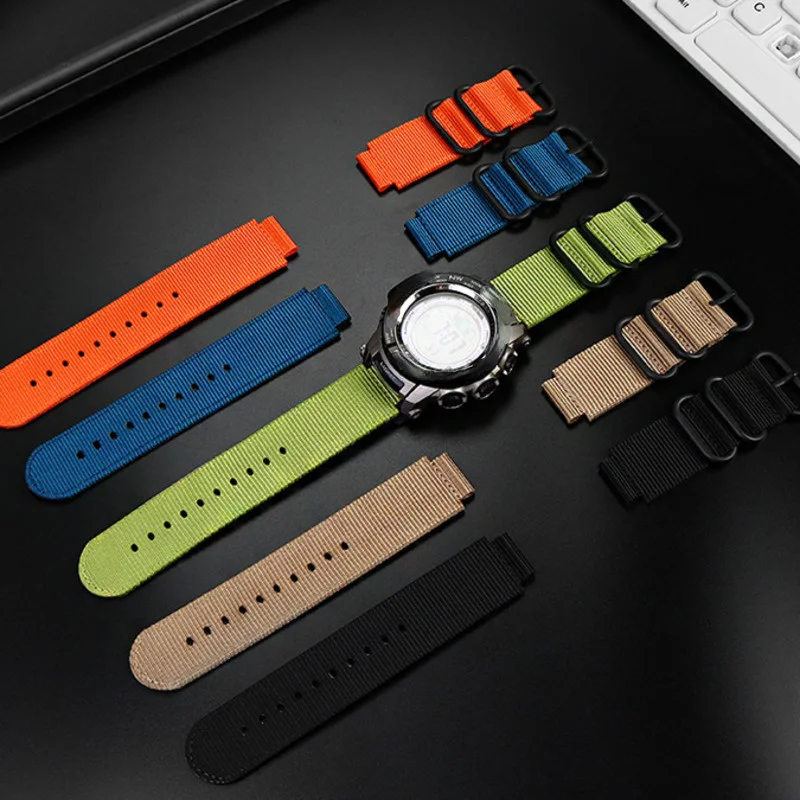Nylon Watch Band For Casio GA110 GBA-800 GMA-B800 GA-800 GBD-800 GBD800 GA800 Watchband  Durable Strap For Man Women Bracelet