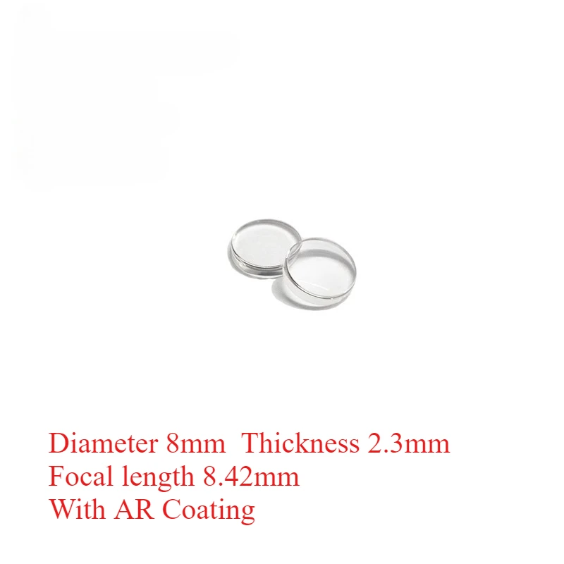 

Стеклянные фокусирующие линзы 3 мм, 6 мм, 8 мм