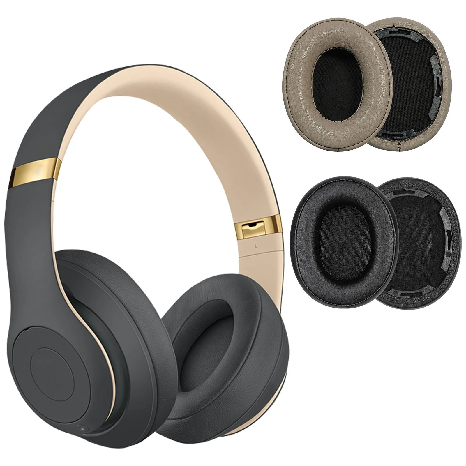 

Кожаные аксессуары, совместимые с ATH SR50BT, мягкие амбушюры для наушников с поролоновой подушкой, пара амбушюров для наушников