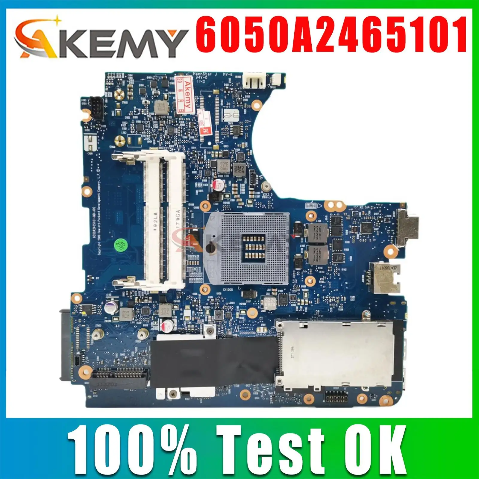 

658333-001 658333-501 High Quality Mainboard For HP 4430S 4330S Laptop Motherboard 6050A2465101-MB-A02 HM65 100% Full Tested OK