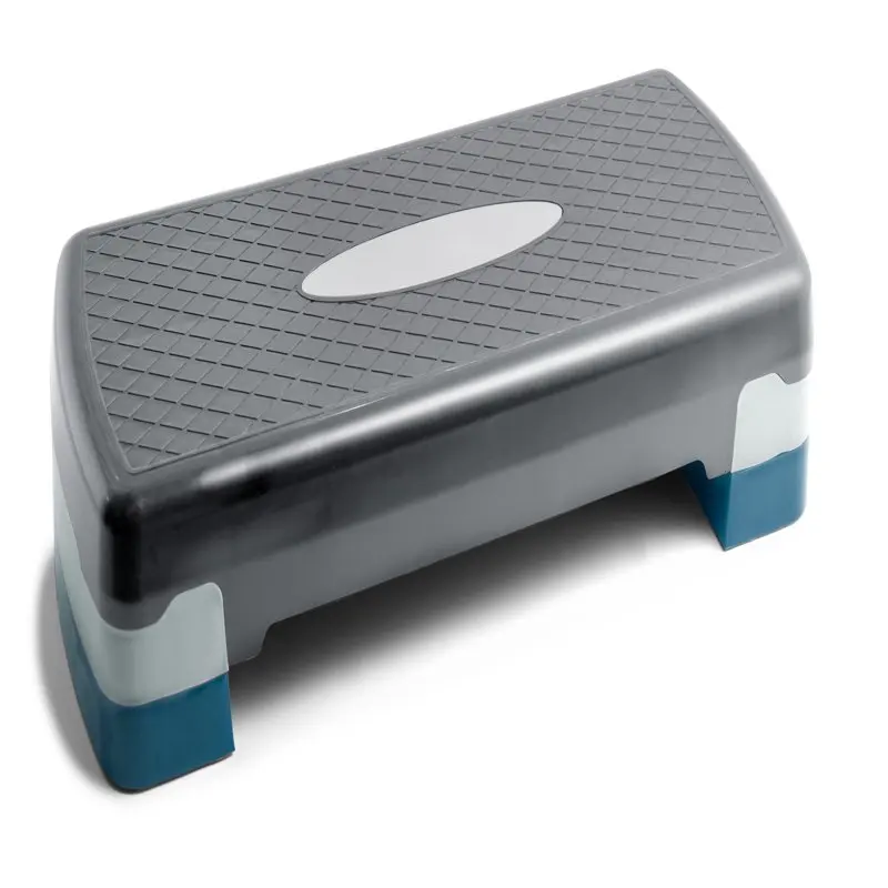 

Adjustable Step Deck with Non-Slip Surface for Cardio Exercise