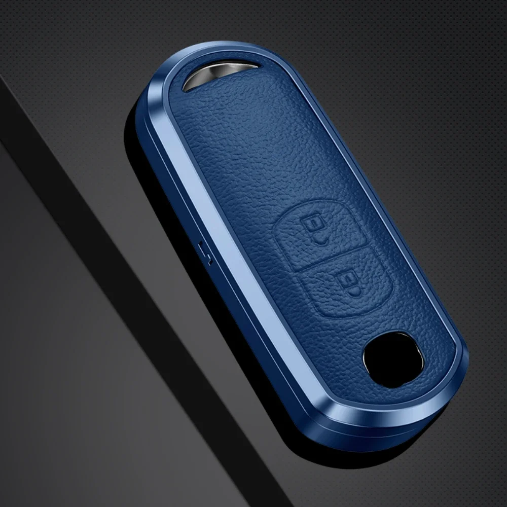 

Кожаный чехол из сплава для дистанционного ключа автомобиля, чехол для Mazda 2 3 5 6 BL BM GJ Atenza Axela CX-5 CX-7 CX-3 CX-9 MX-5, аксессуары