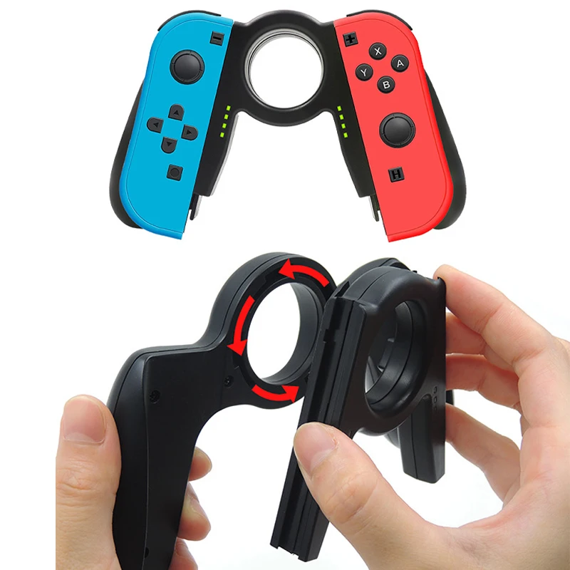 For Nintendo Switch / NS OLED Controllers Joy-Con Charging Grip 2 IN 1 Handle Bracket Support Holder Fast Charger Adapter