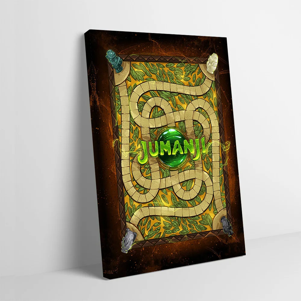 Фото Плакат с принтом Jumanji, настраиваемые картины, настенная живопись на холсте для украшения геймера, домашний эстетический декор комнаты, палочка Deko №1