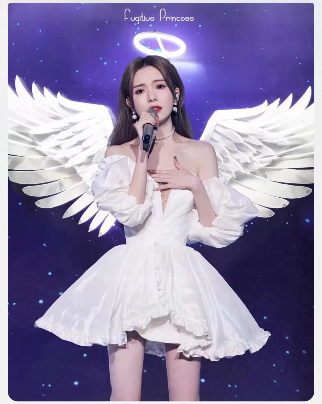 

Платье принцессы, Привлекательное элегантное платье-трапеция с открытыми плечами и воротником-трубкой, юбка-трапеция с рукавами-фонарикам...