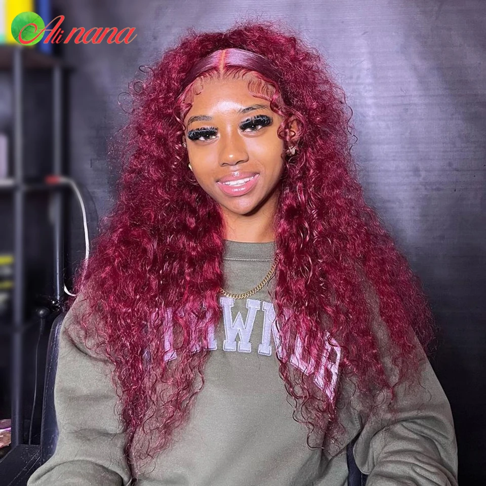 Ed Water Wave Lace Front Wigs Pre-plucked Human Hair Wigs For Black Women Loose Curly Lace Closure Wig