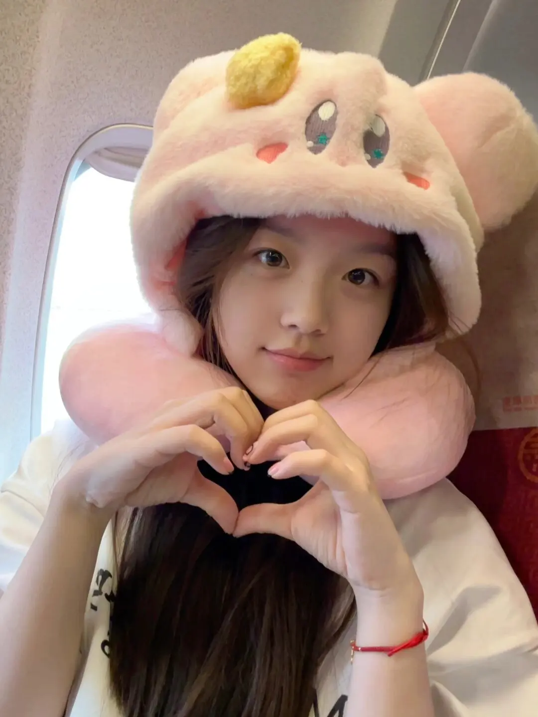 Miniso плюшевый Кирби аниме U-образная подушка с шапочкой Kuromi Snoopy Дональд Дак