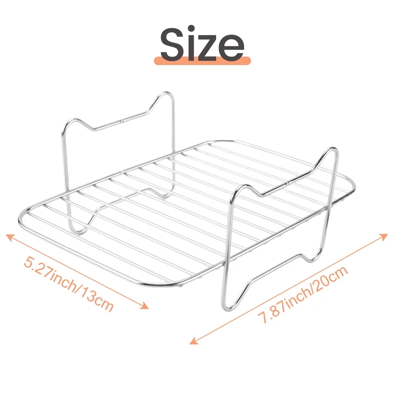 Полка для фритюрницы с двойной корзиной аксессуары Совместимость Ninja Foodi DZ201/401