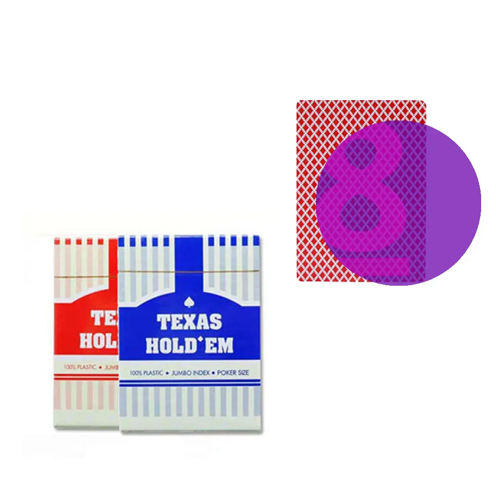 

Marked Playing Card Texas Holdem For Infrared Lenses Magic Tricks Funny Poker