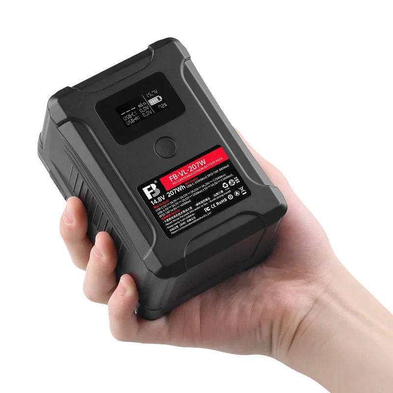 FB VL207W 14000 мАч литий-ионная аккумуляторная батарея высокой емкости с V-образным