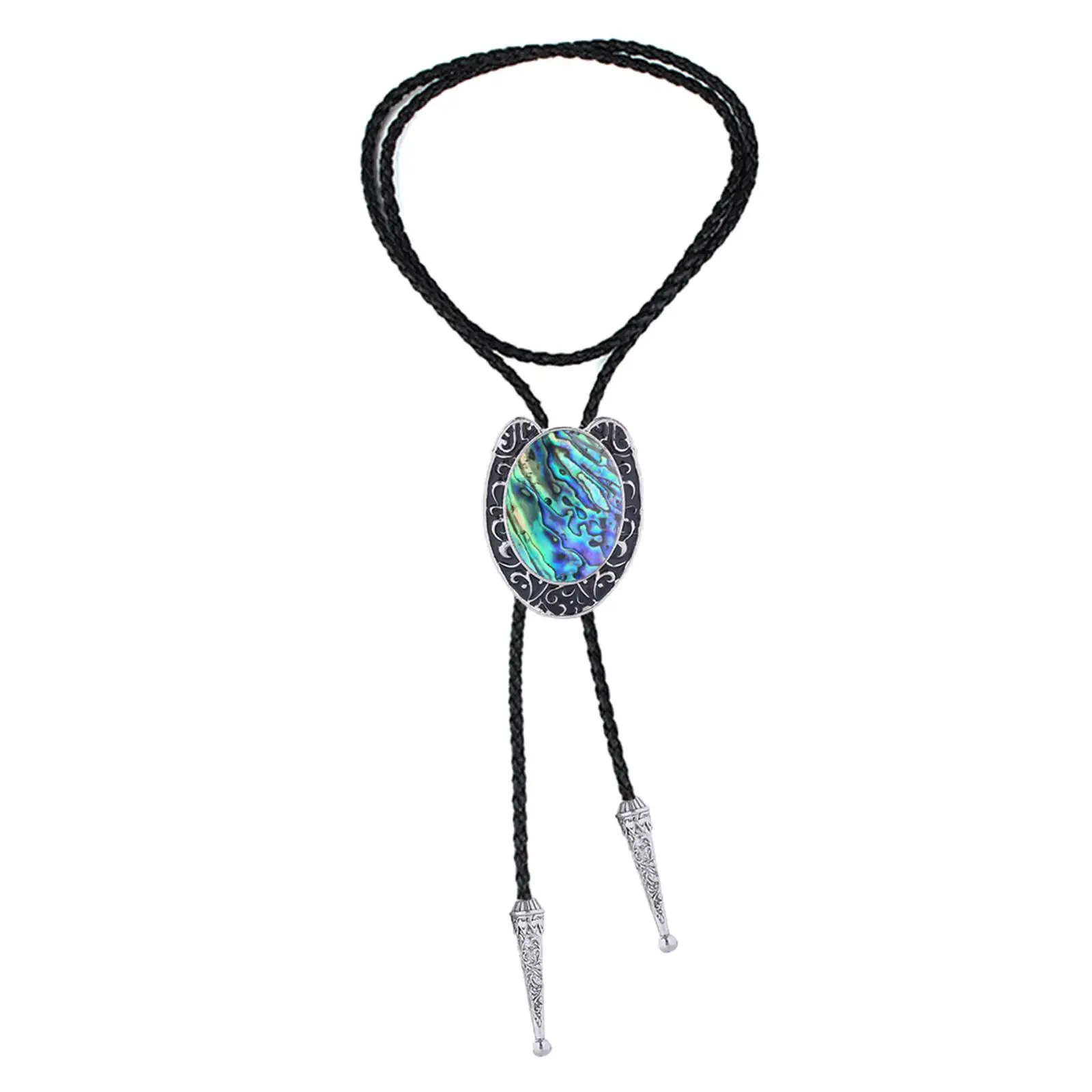 

Western Bolo Tie Cowboy Necktie Adjustable Rope Costume Accessories with Pendant for Men Adults Teens Women Gift