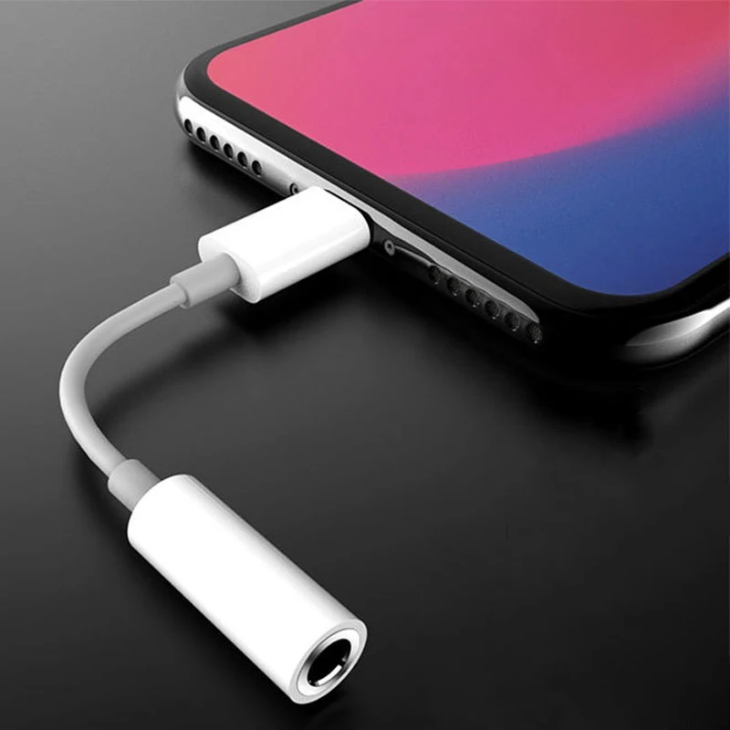 Direct For Lighting Headphone Adapter for IPhone 11 12 Pro Max 12Mini SE 2020 XS XR X 8 7 + IOS To 3.5 Mm Jack AUX Audio Cable