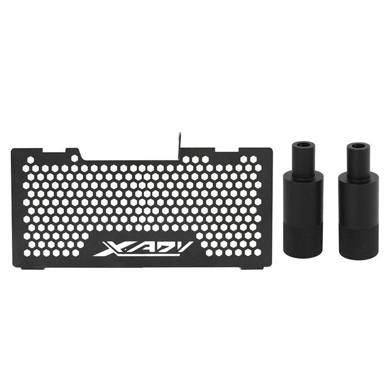 

Защитная крышка для радиатора мотоцикла с 2 светодиодными противотуманными фарами