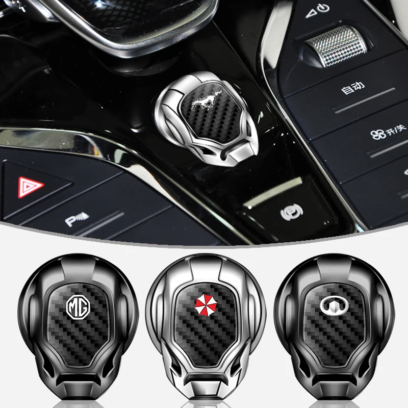 

Metal Car One-click Start Button Sticker Cover for Alfa Romeo 159 147 156 Stelvio Giulia Giulietta Gt Mito 2021 Car Accessories