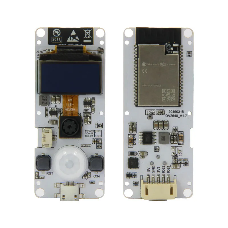 

TTGO T-Camera MCU32 WROVER with PSRAM camera module OV2640 camera 0.96OLED