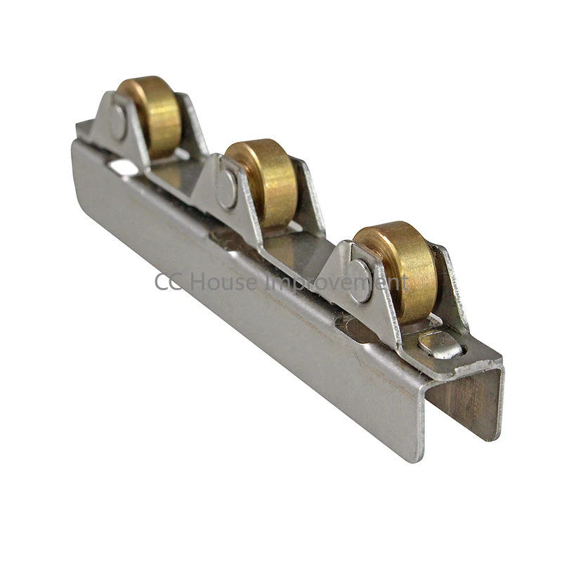 

8mm/10mm Glass Sliding Door Roller Clamp Stainless Steel Wheel Pulley Rollers For Bathroom Door Shop Wine Cabinet
