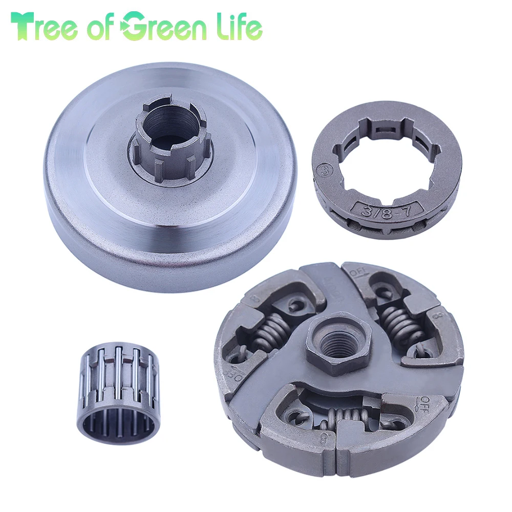 

3/8"-7T Clutch Drum Sprocket Kit For Husqvarna 181 281 288 281Xp 288Xp Chainsaw