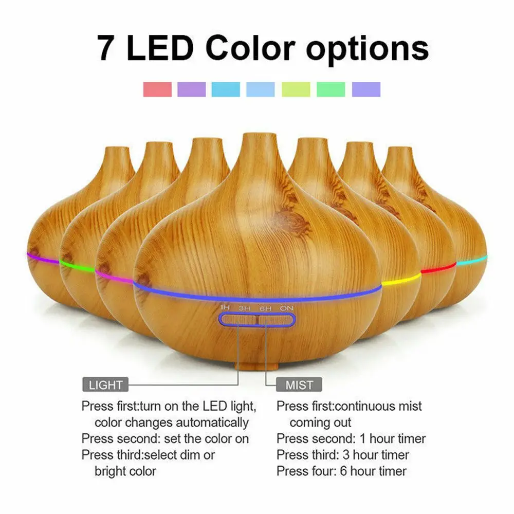 

Creative Nebulizer LED Light Home Decoration Humidifier Essential Oil Diffuser Aromatherapy Lamp Fragrance Diffuser