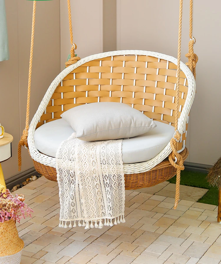 

Hanging Glider Outdoor Swing Courtyard to Swing Balcony Rocking Chair Rattan Chair Hanging Basket Chair Bali Bird's Nest
