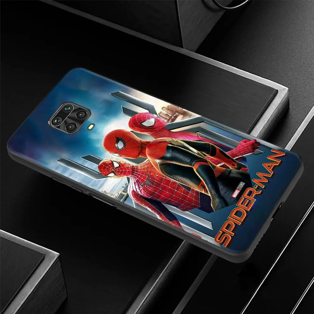 Для Xiaomi Redmi Note 11 10 9 8 7 Pro Max 9T 8T 9S чехол для 9C 9A 8A 7A Marvel Человек-паук 3 поколения No Way Home |