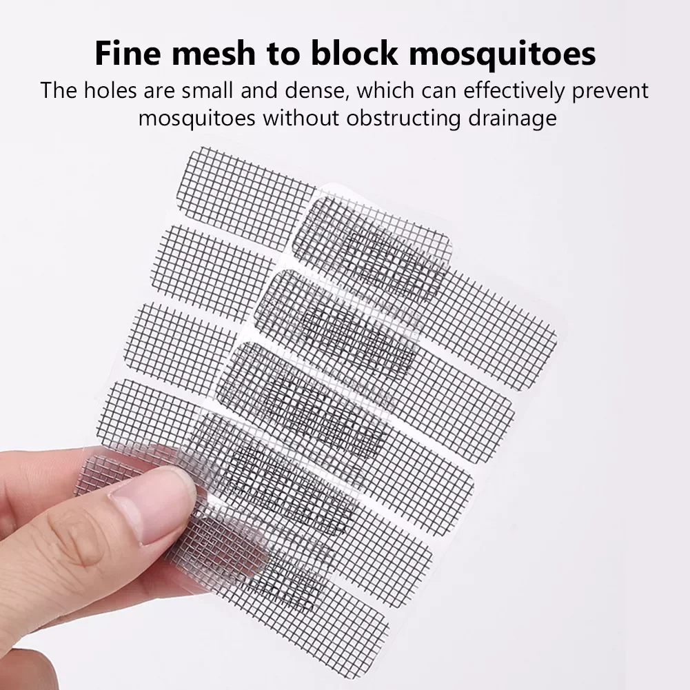 

20225/10/15/20pcs Stickers Broken Door Mosquito Mesh Adhesive Practical Anti-insect Window Screen Repair Patch Repair Accessori