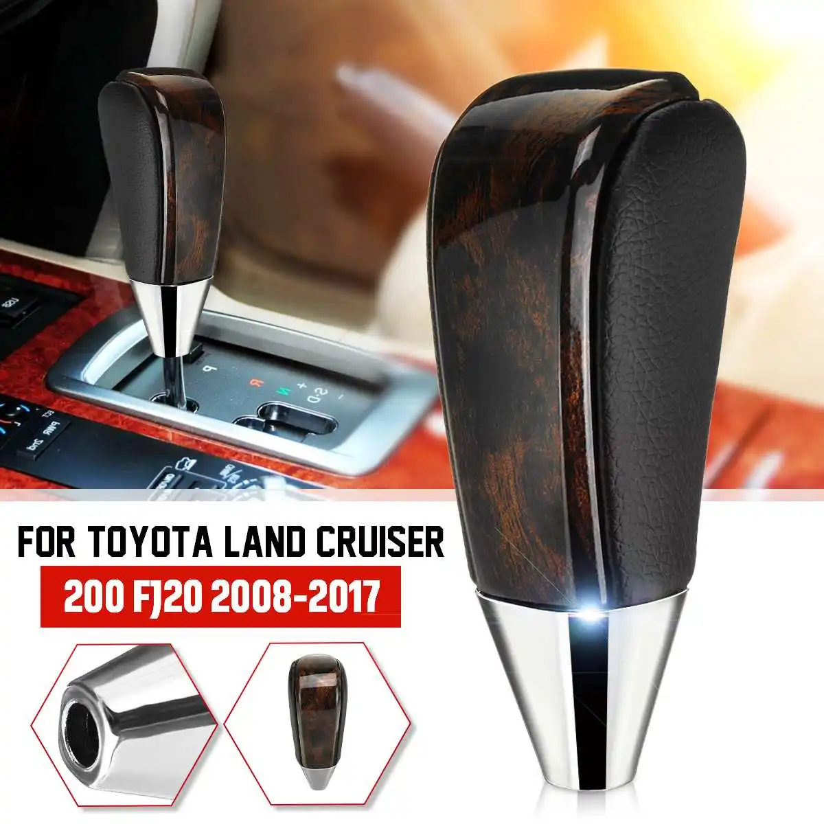 

Фонарь для Toyota Land Cruiser 200 FJ20 2008-2017, автоматическая ручка переключения передач, аксессуары для стайлинга автомобилей