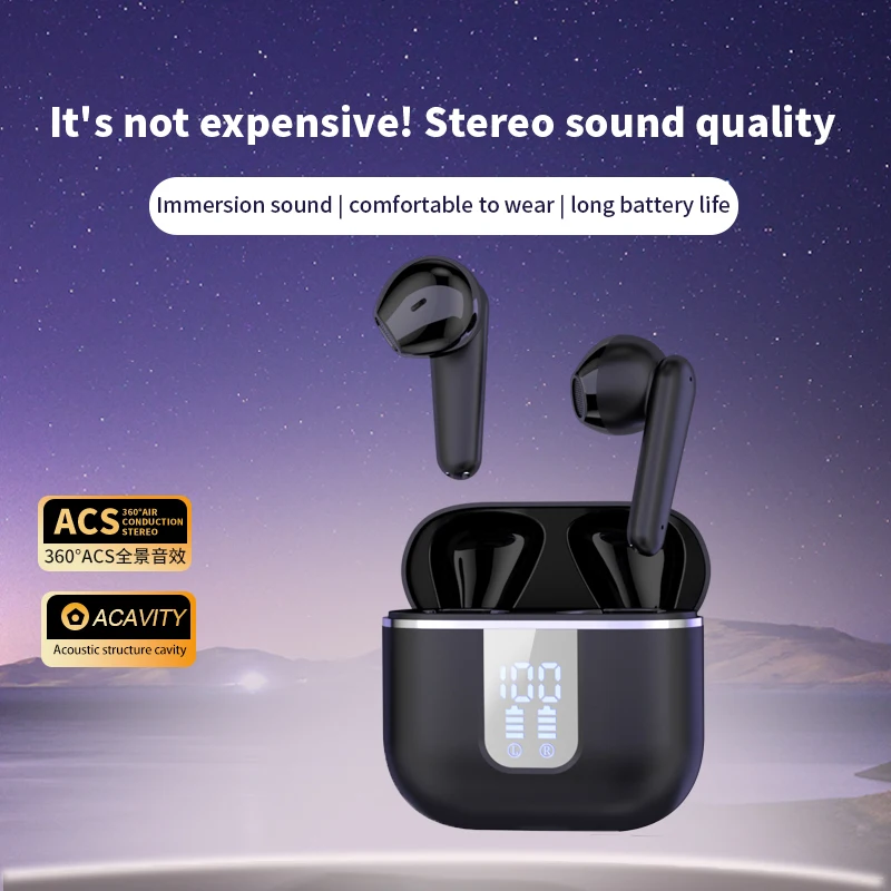 YYK-750 ANC+ENC True Wireless Наушники HIFI Качество звука с шумоподавлением и интеллектуальным