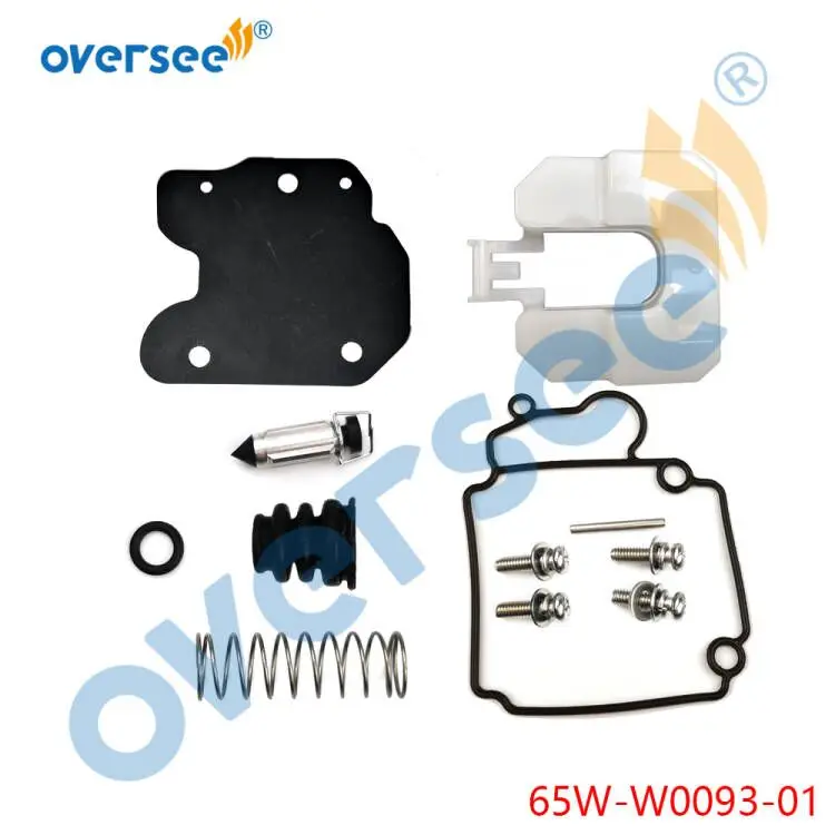 

Carburetor Repair Kit 65W-W0093-01 02 67C-W0093-00 01 for Yamaha F25 F30 F40 Boat Motor 25hp 30hp 40hp