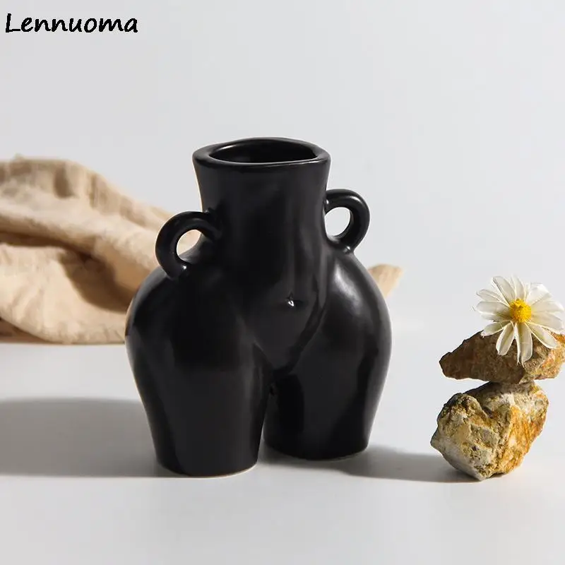 Абстрактная задница цветочный горшок голая гидропоника цветочная ваза