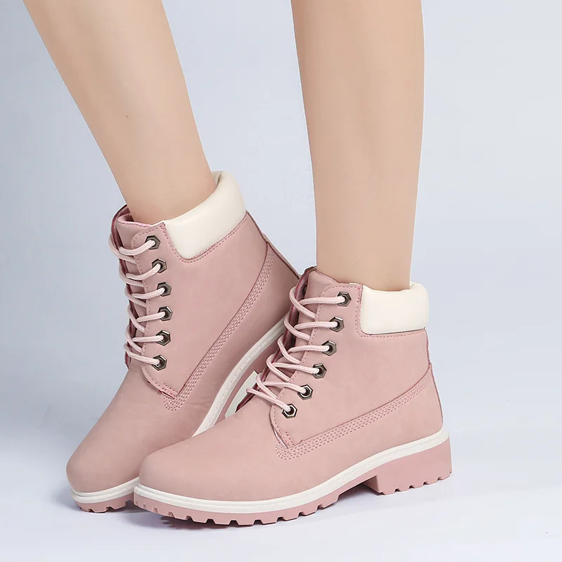 

2022 Hot New Autumn Early Winter Shoes Women Flat Heel Boots Fashion Keep warm Women's Boots Brand Woman Ankle Botas Camouflage